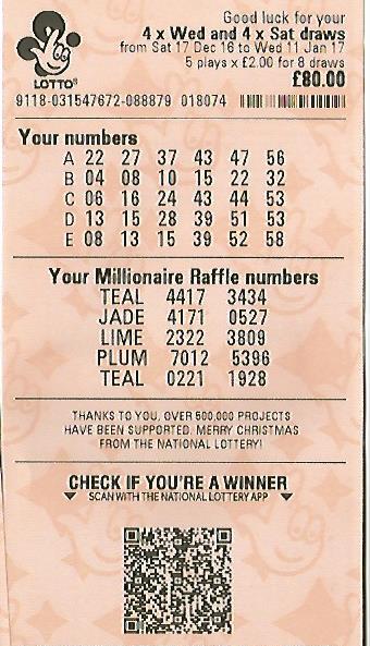 wednesday lotto draw 3809